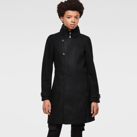 G-Star Wool Blend Winter Captain Coat - Picture 1 of 11